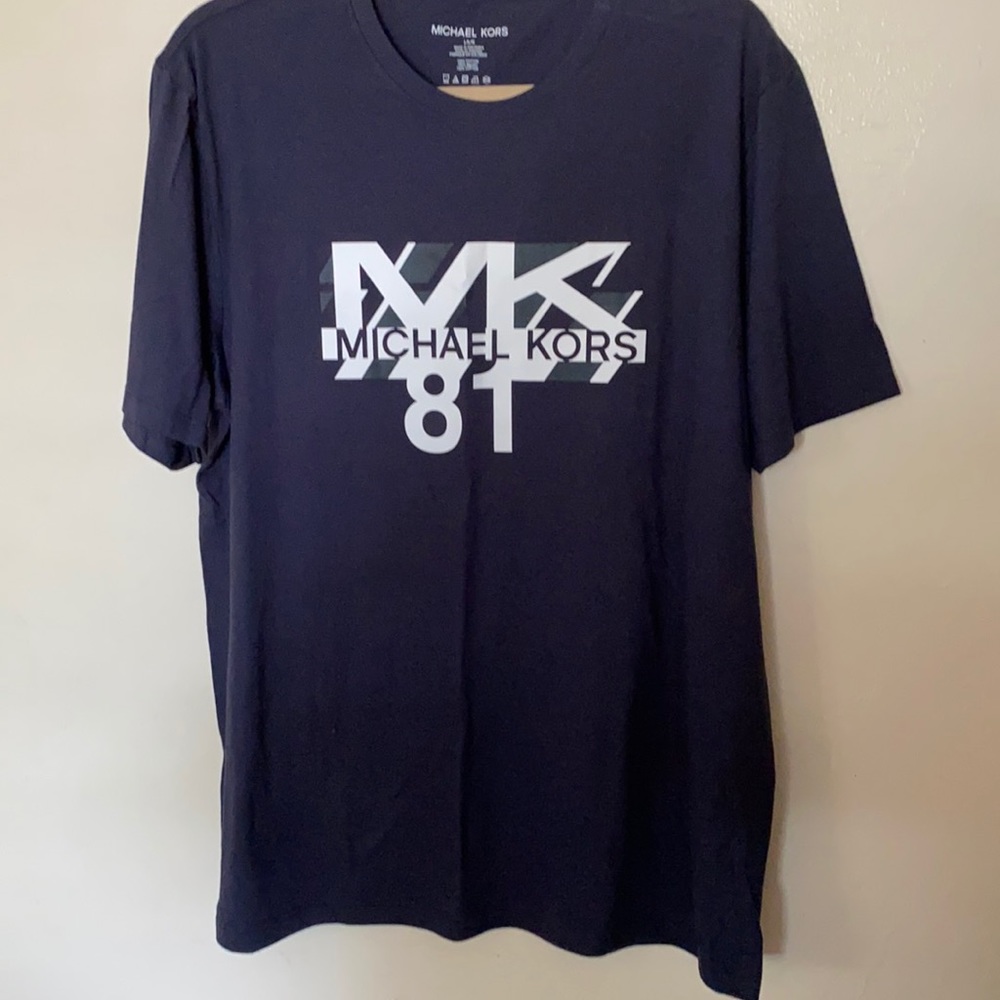 Michael Kors Men’s T Shirt Large Soft Cotton Navy